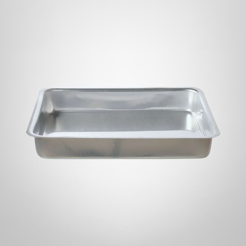 Asadera de Aluminio Rectangular Alta 33,5x24x5,2cm RAMOS