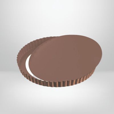 Tartera Desmontable Anti Adherente 25cm Cobre HUDSON