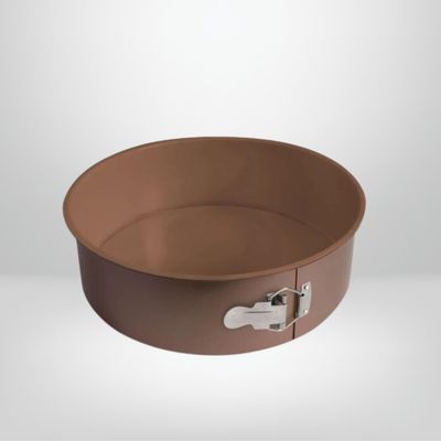 Molde Torta Redondo Desmontable Antiadherente 20cm Cobre HUDSON