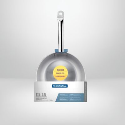 Sarten Profesional de Acero Inoxidable 26cm TRAMONTINA