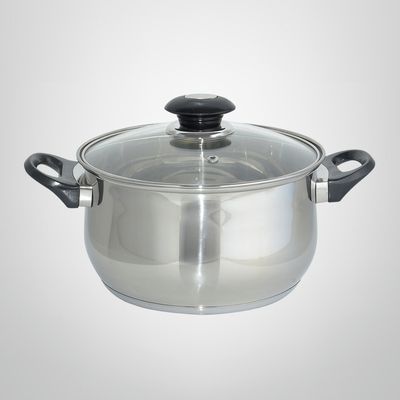 Cacerola de Acero Inoxidable 24cm "Giulia" CUORI