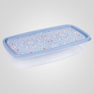 Recipiente Rectangular 1,4 litros PLASÚTIL “Tropical”