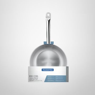 Sarten de Acero Inoxidable Profesional 30cm TRAMONTINA