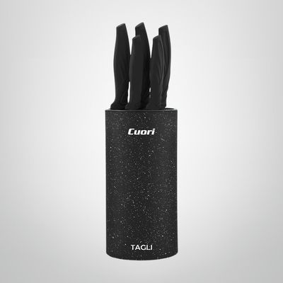 Taco + 5 Cuchillos "Tagli" CUORI