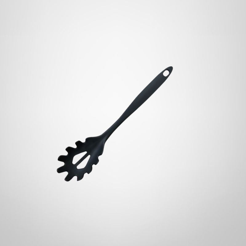 Cuchara para Pastas de Nylon Negra 31cm HUDSON