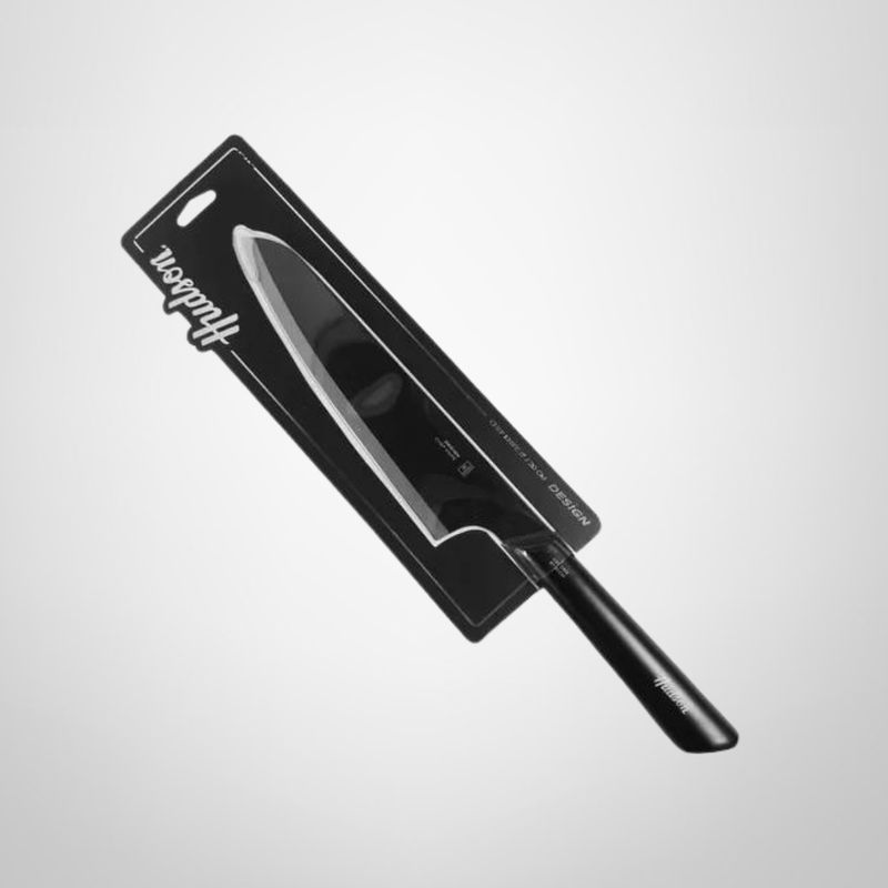 Cuchilla Chef 7" "Design" Negra HUDSON