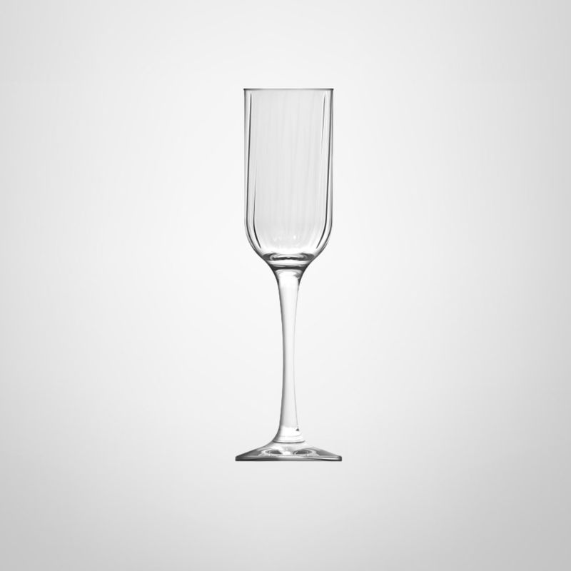 Copa de Vidrio Flauta 195ml ¨Fiore¨ NADIR