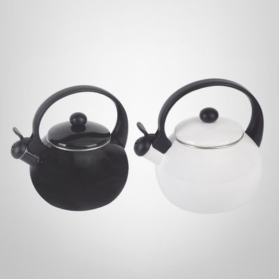 Caldera de Acero Vitrificado Esmaltada con Silbato 2,2 Litros CUORI 2 Colores