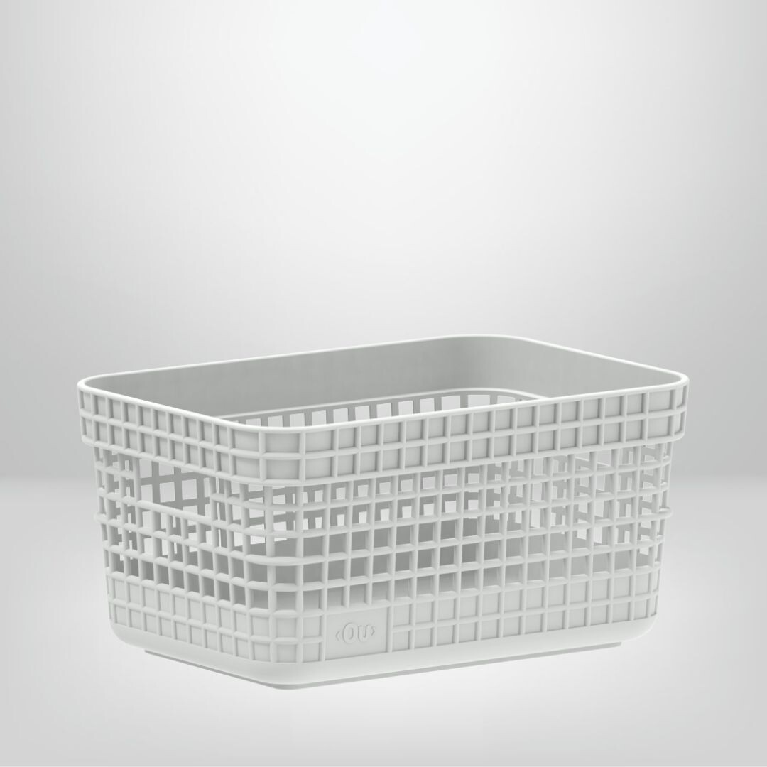 Cesta Organizadora 2,5 litros OU "Grid", Color: Blanco