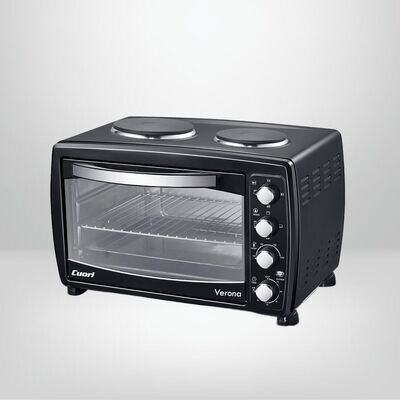 Horno Eléctrico con Anafe 38 Litros 1600W CUORI “Verona”