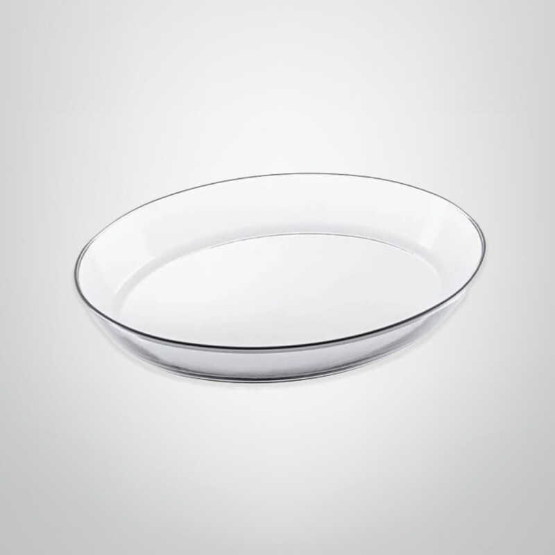 Asadera Ovalada de Vidrio Templado 2400ml MARINEX "Oval"