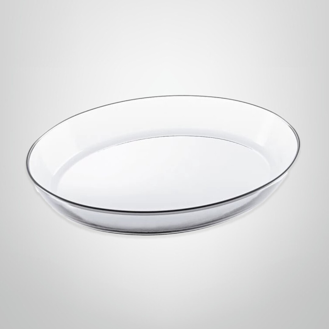 Asadera Ovalada de Vidrio Templado 3200ml MARINEX "Oval"