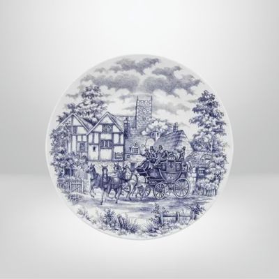 Plato Llano de Cerámica 26 cm "Cena Inglesa" OXFORD