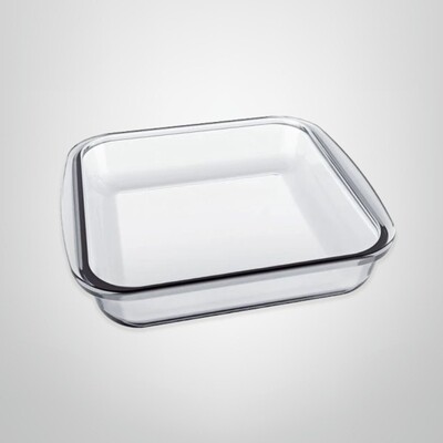 Asadera Cuadrada de Vidrio Templado 1800ml MARINEX "Classica"