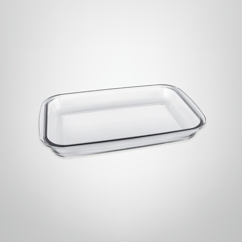 Asadera Rectangular de Vidrio Templado 2200ml MARINEX "Classica"