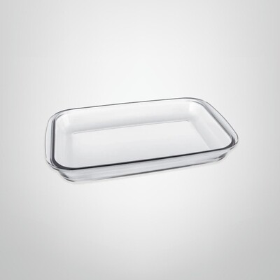 Asadera Rectangular de Vidrio Templado 2200ml MARINEX "Classica"