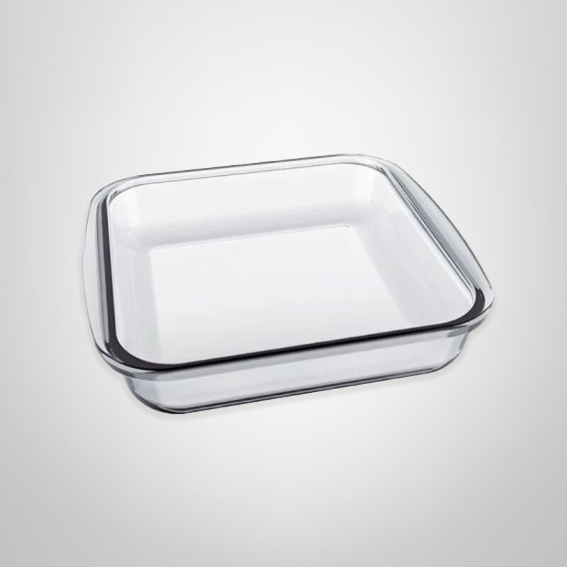 Asadera Cuadrada de Vidrio Templado 1100ml MARINEX "Classica"