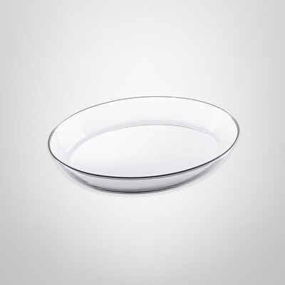 Asadera Ovalada de Vidrio Templado 1600ml MARINEX "Oval"