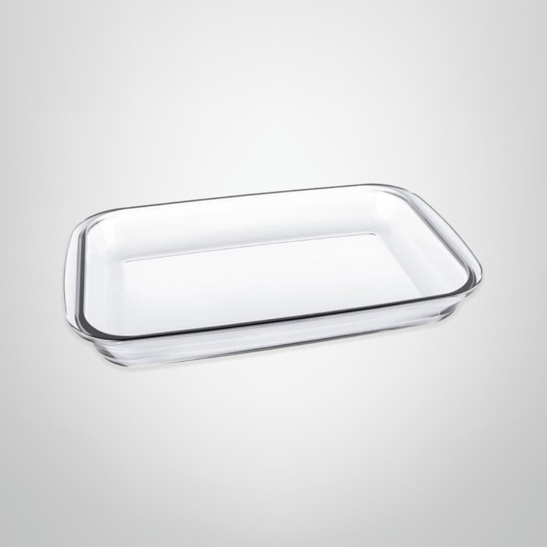 Asadera Rectangular de Vidrio Templado 2900ml MARINEX "Classica"