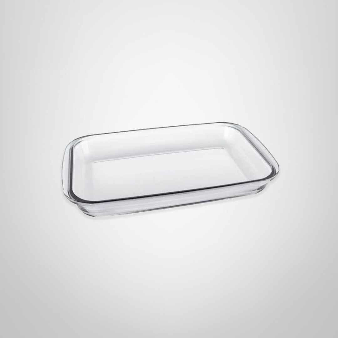 Asadera Rectangular de Vidrio Templado 1600ml MARINEX "Classica"