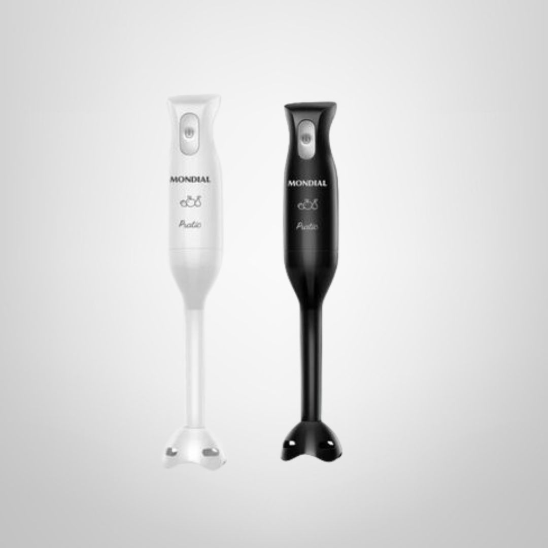 Mixer + Vaso + Tapa de Silicona MONDIAL "Pratic"
