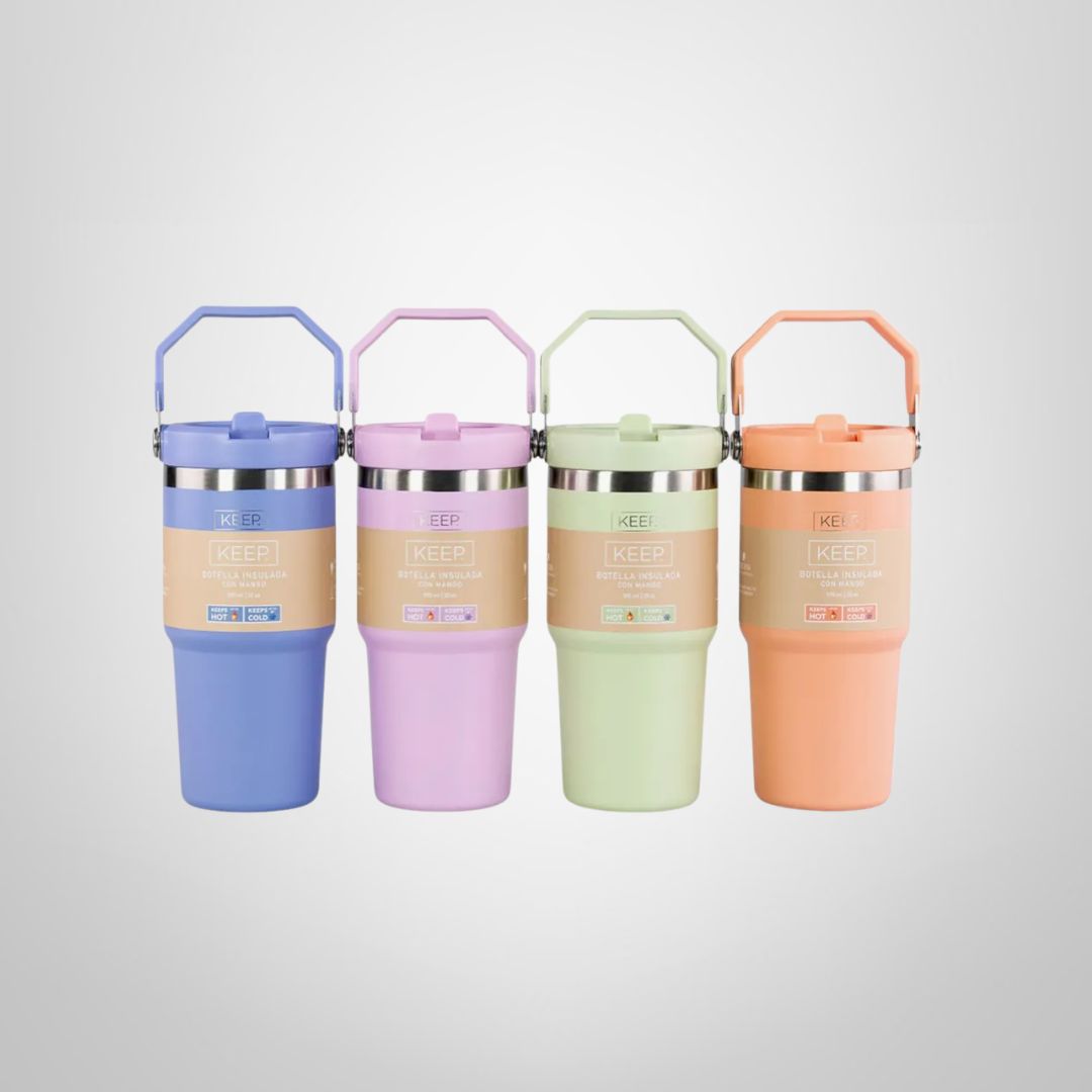 Botella Insulada c/Mango 590ml KEEP