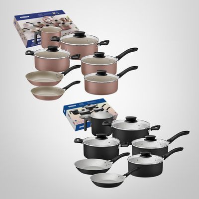 Juego de Ollas Antiadherente 11 Piezas  "Linz" TRAMONTINA