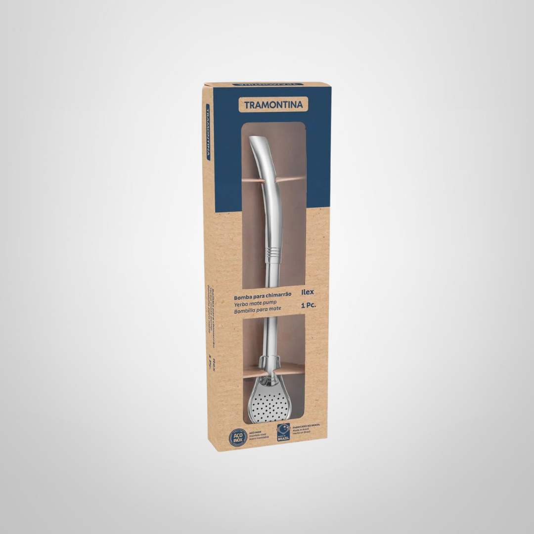 Bombilla de 19cm de Acero Inoxidable  TRAMONTINA