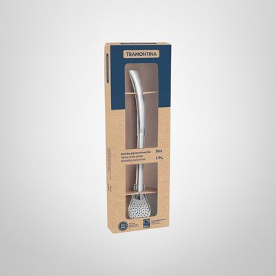 Bombilla de 19cm de Acero Inoxidable TRAMONTINA