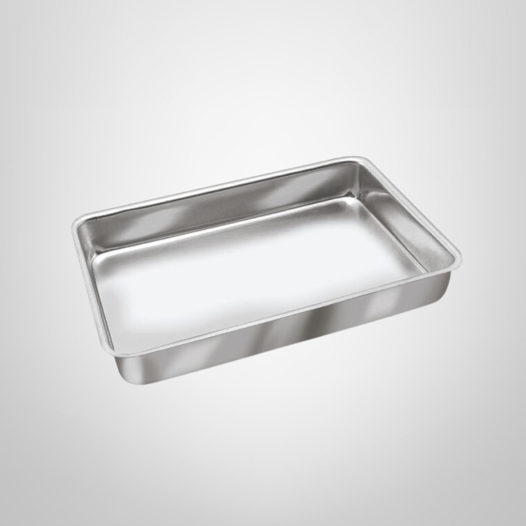 Asadera de Aluminio Rectangular Baja 33,5x24x3,9cm RAMOS