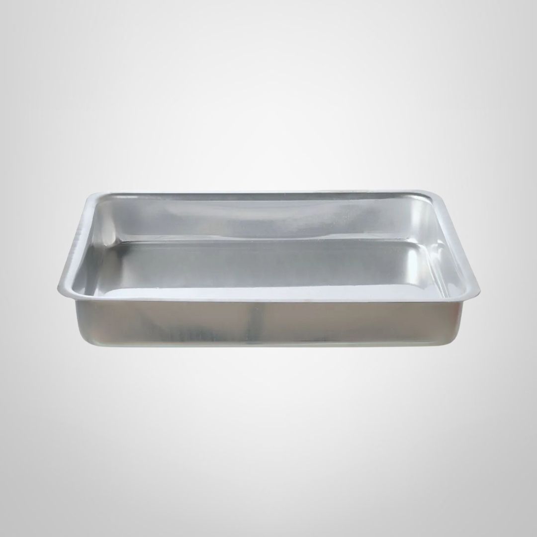 Asadera de Aluminio Rectangular Alta 33,5x24x5,2cm RAMOS