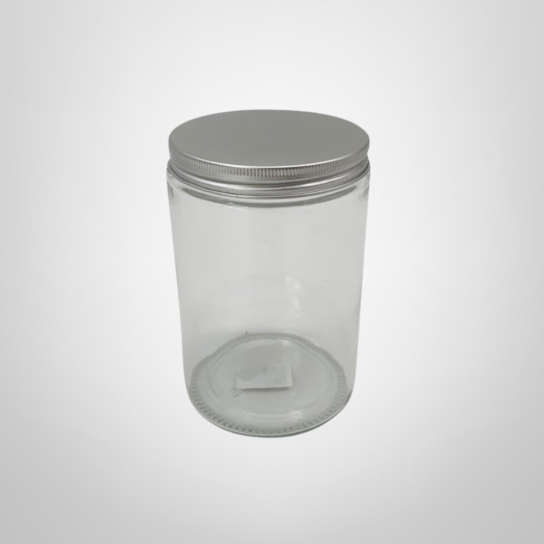 Recipiente de Vidrio c/Tapa Rosca de Metal 790ml