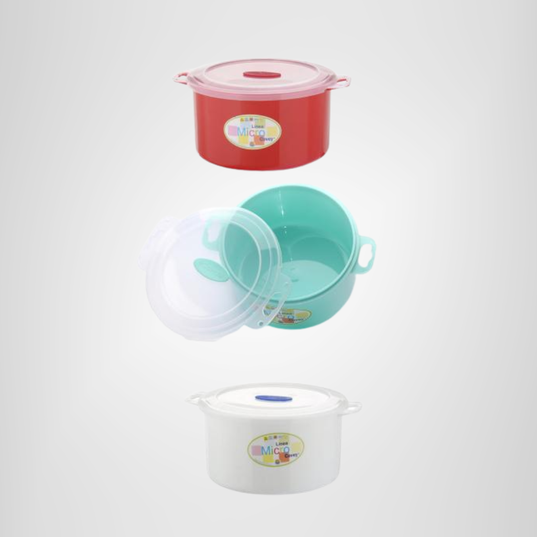 Olla para Microondas 2 Litros de Plástico COVEY