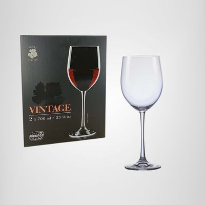 Juego x2 Copas de Cristal de 700ml "Vintage" BOHEMIA