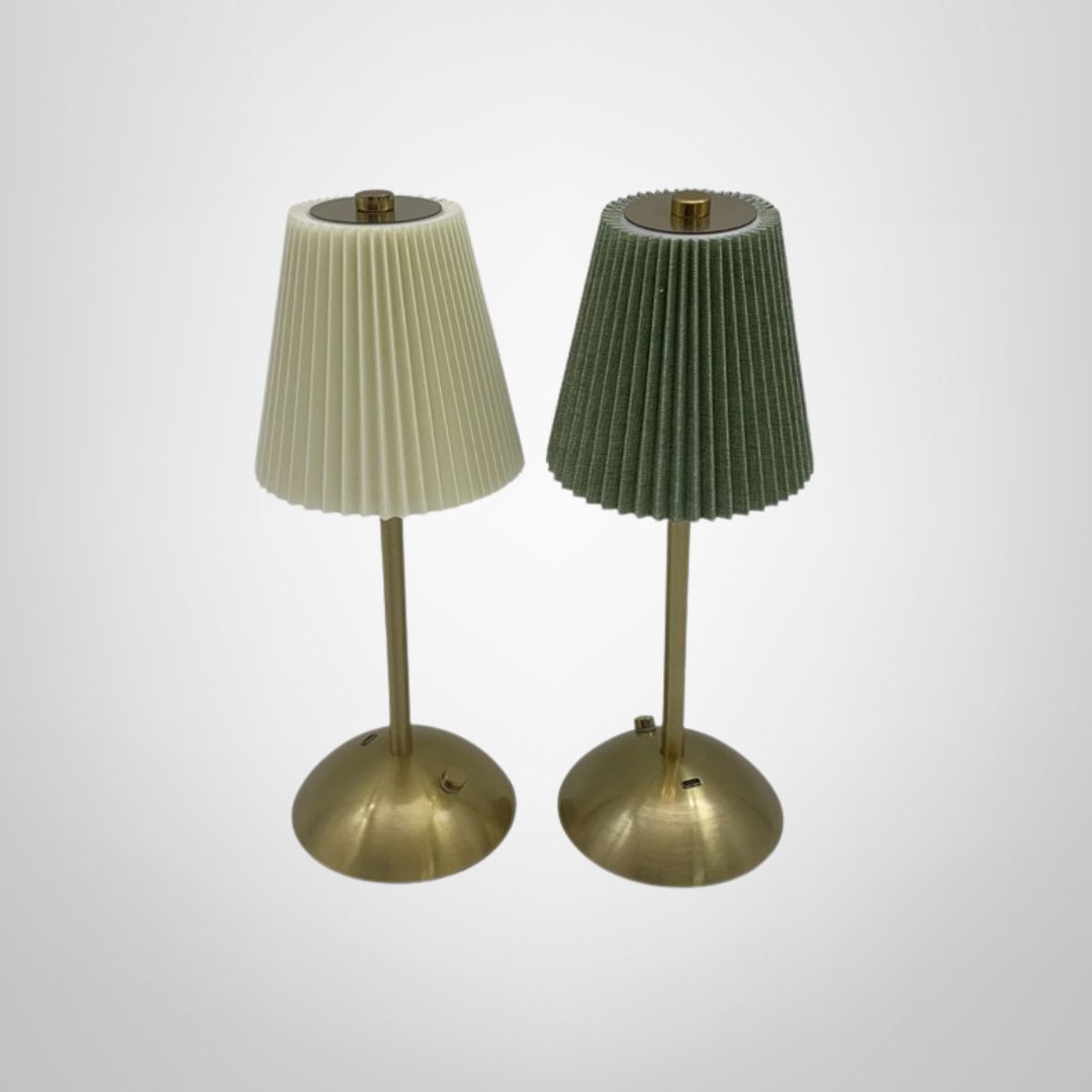 Lámpara de Mesa Táctil USB c/Base de Metal 10,7x30cm