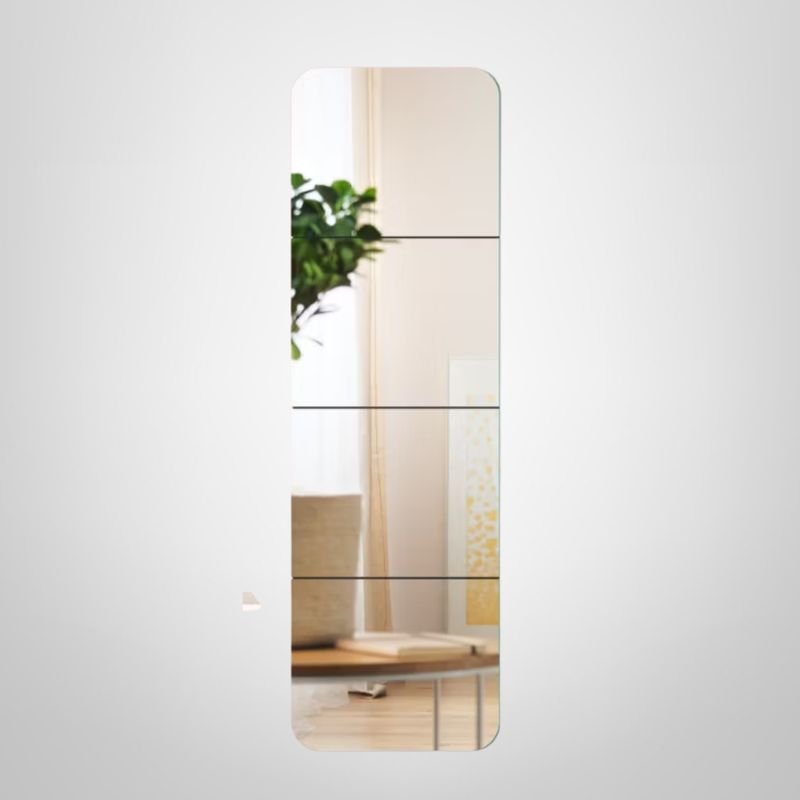 Espejo Rectangular Flexible c/Adhesivo para Pared 40x120cm