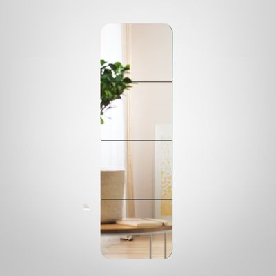 Espejo Rectangular Flexible c/Adhesivo para Pared 40x120cm