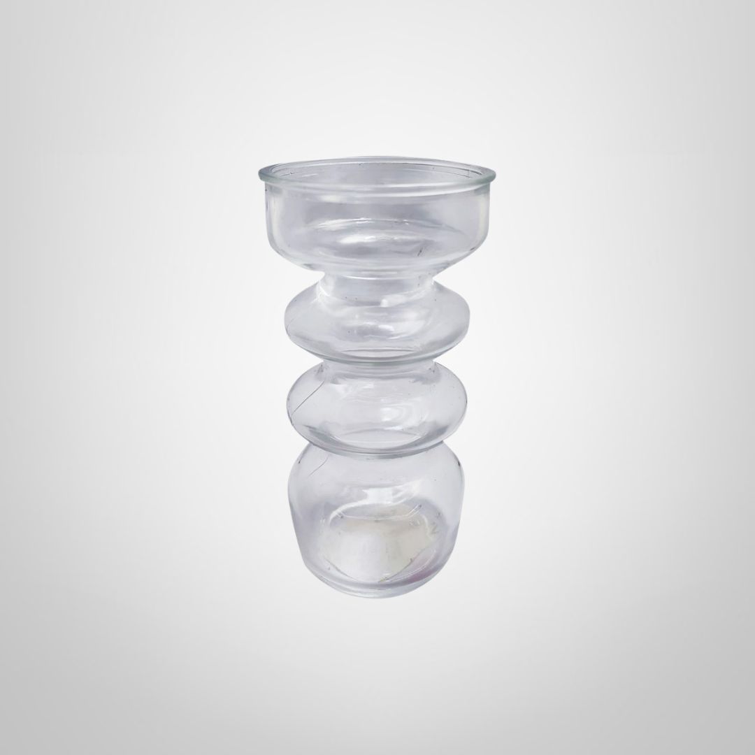 Florero de Vidrio Spiral 200ml 15x6cm