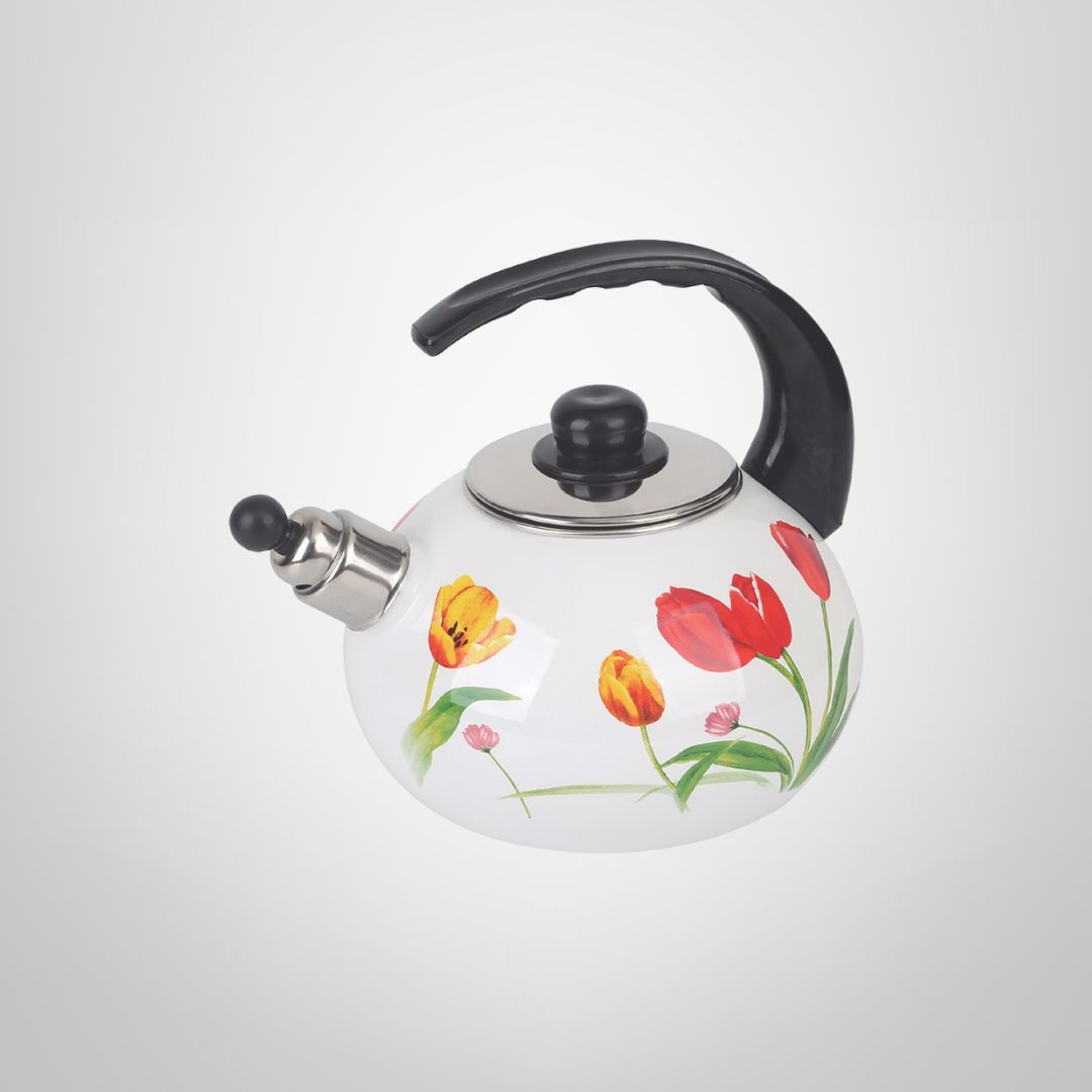 Caldera de Acero Vitrificado 2,5 Litros "Turin" CUORI