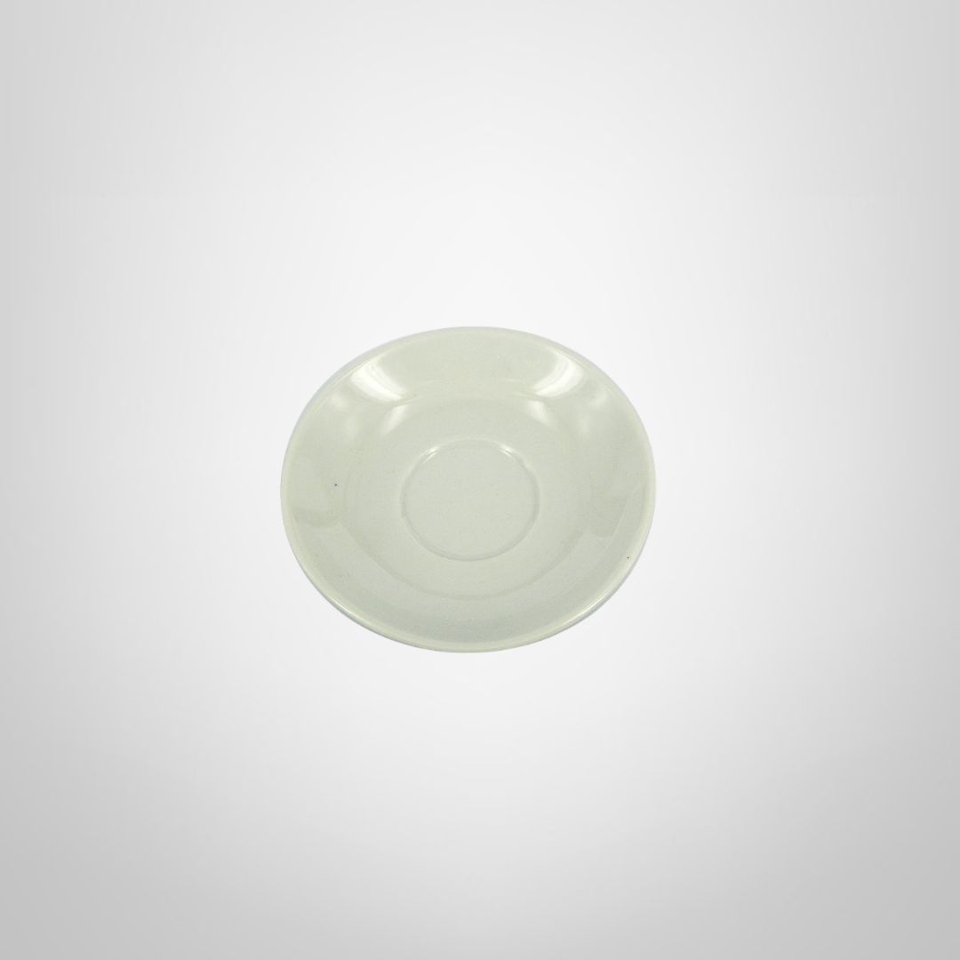 Platillo de Cerámica Blanco para Taza de Té 14,5cm