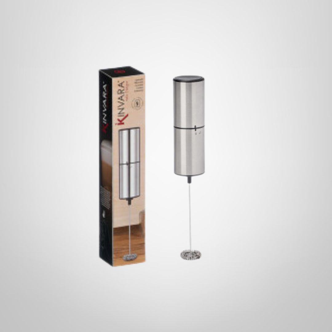 Espumador de Leche Eléctrico de Acero Inoxidable KINVARA