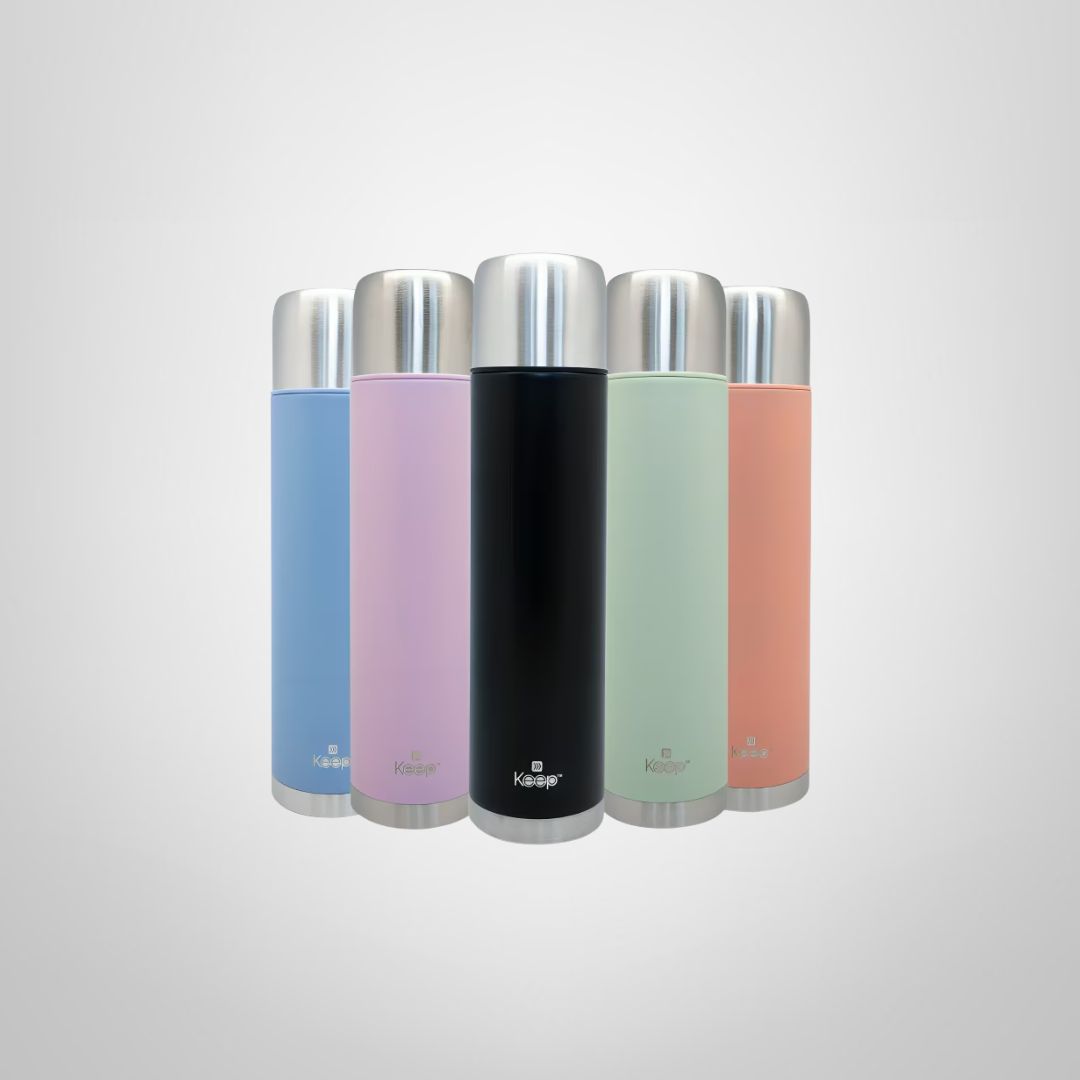 Termo Bala Rubber 500ml c/Tapón Cebador KEEP