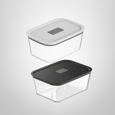 Recipiente de Vidrio Hermético c/Cierre al Vacio 370ml "Fresh Lock" OU