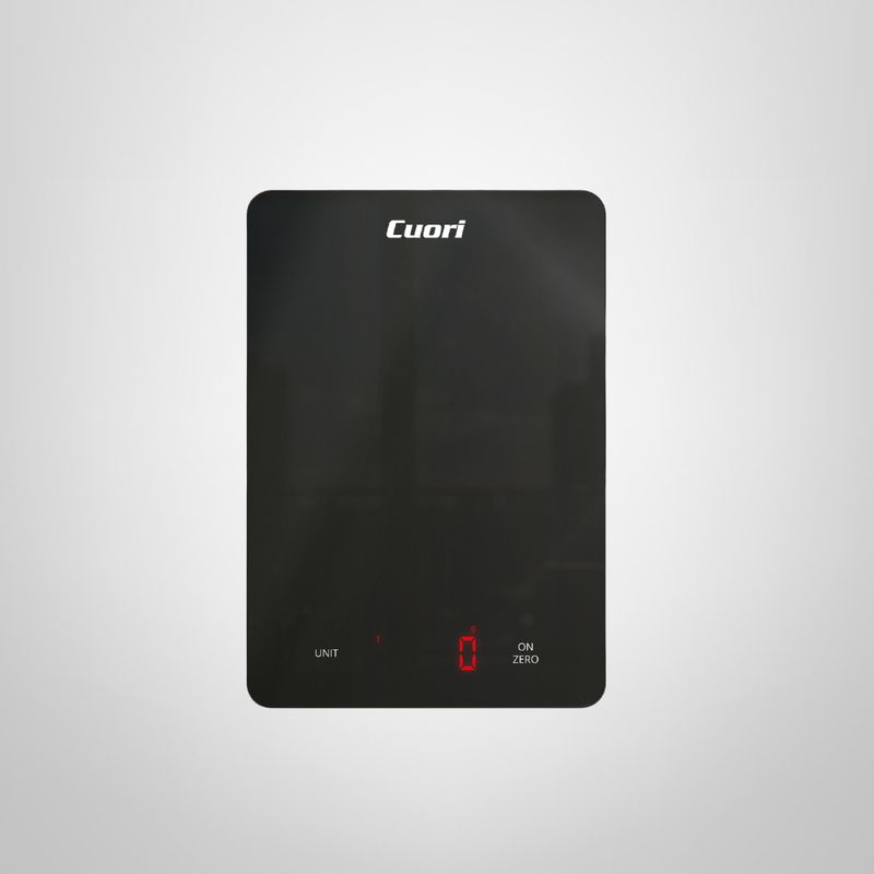 Balanza Digital de Cocina Hasta 10kg de Vidrio Templado USB CUORI