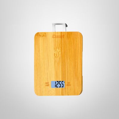 Balanza de Cocina Digital Hasta 15kg de Bambú USB CUORI