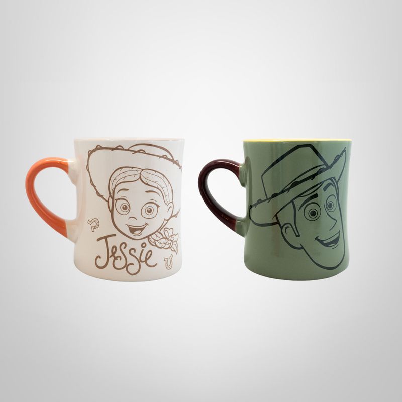 Taza Curva de Cerámica 400ml ¨Toy Story Iconic¨ Licencias KEEP