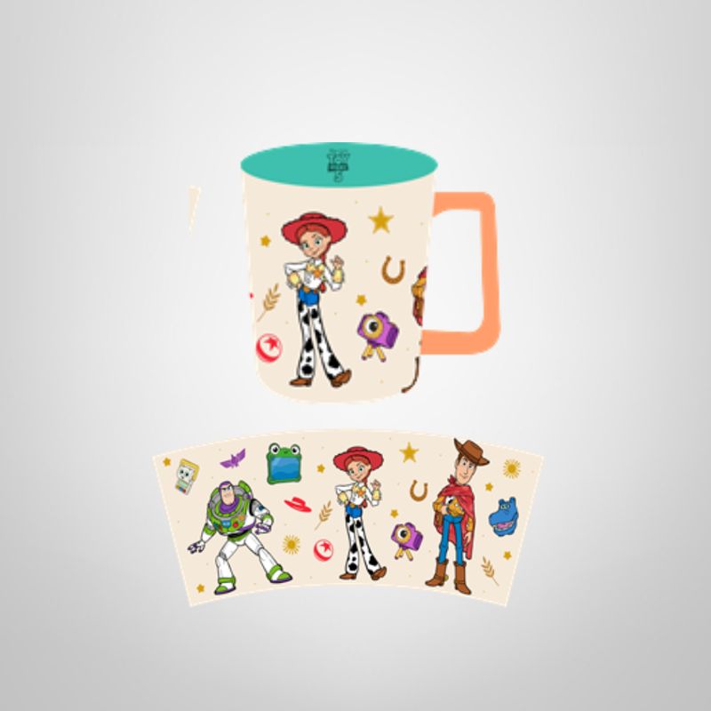 Taza Lungo de Cerámica 400ml  ¨Toy Story 5¨ Licencias KEEP