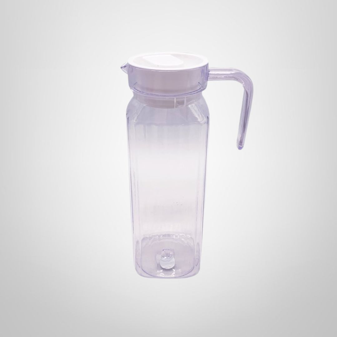 Jarra de Acrílico c/Tapa y Asa de 1 Litro