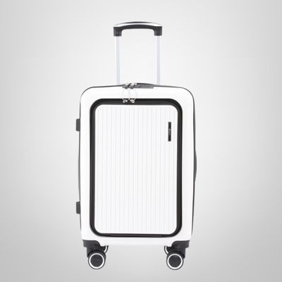 Valija Carry On Rígida Blanca 33x56x24cm