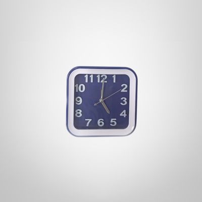 Reloj Despertador de Plástico 13x13cm 1AA en Colores Surtidos